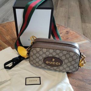 💝Gucci💝 NWT Steller Camera Pack with Canvas Slant Shoulder Bag